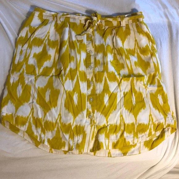 LOFT marigold, stretch waist skirt - Picture 5 of 9